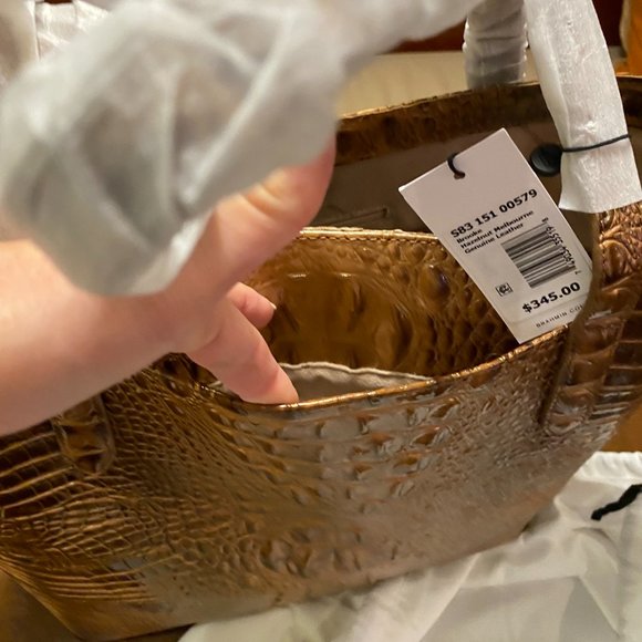 Giftable! NWT Brahmin Brooke Tote!  STUNNING! Work?  Travel? - Picture 8 of 12